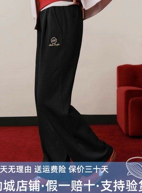 Skechers斯凯奇秋冬新款女士休闲舒适宽松百搭针织长裤L126W003