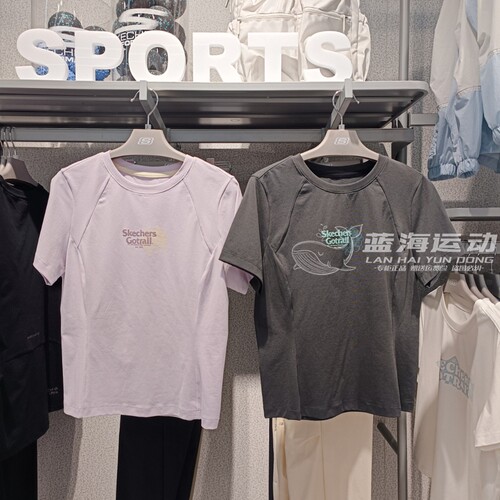 Skechers斯凯奇2026夏季女士山野户外圆领针织短袖T恤衫P326W006