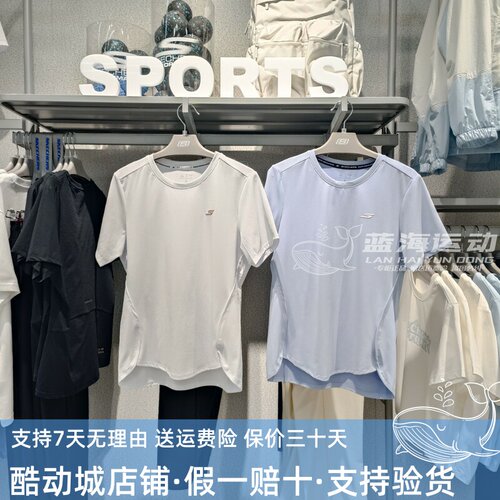 斯凯奇女夏透气运动短袖T恤