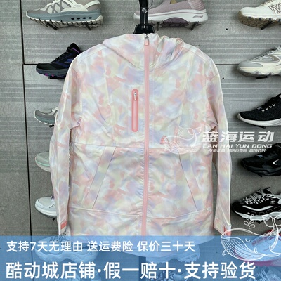 斯凯奇女童梭织连帽外套2024秋防风防水透湿休闲夹克上衣P324G014