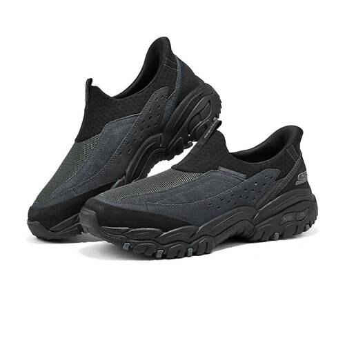 Skechers斯凯奇2025新款男士时尚百搭舒适一脚蹬户外鞋237778C