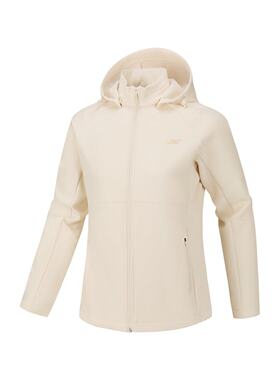 Skechers斯凯奇2026新款女士秋冬舒适休闲梭织连帽外套P126W081