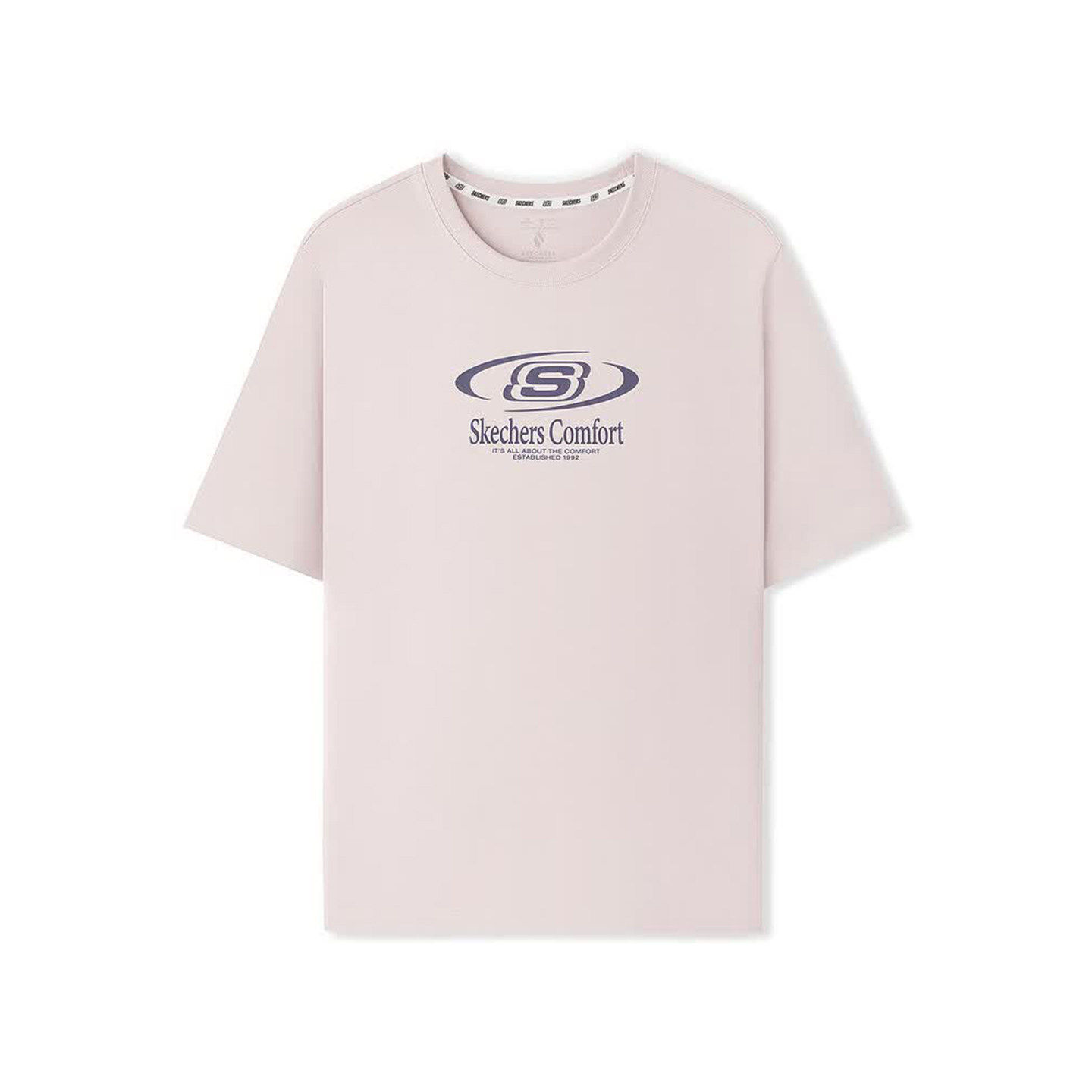 Skechers斯凯奇2026新款春夏季男女款透气针织短袖T恤衫L226U007