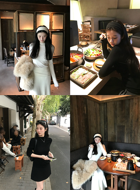 VASSE 百搭120支薄款可机洗18针扬子纱无缝一体针织女秋显瘦打底