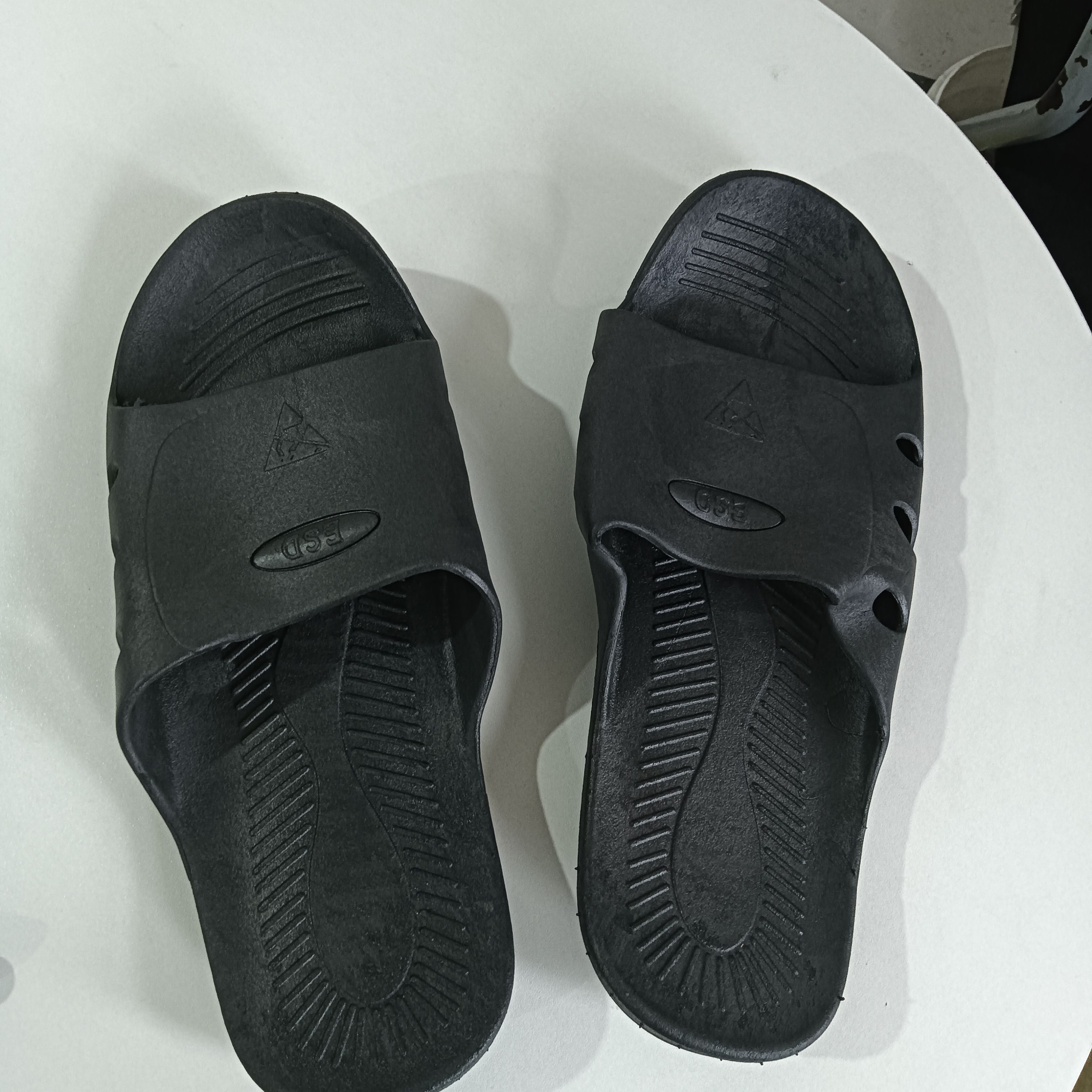 防静电鞋 蓝色SPU拖鞋 无尘洁净室拖鞋 小六孔透气拖鞋