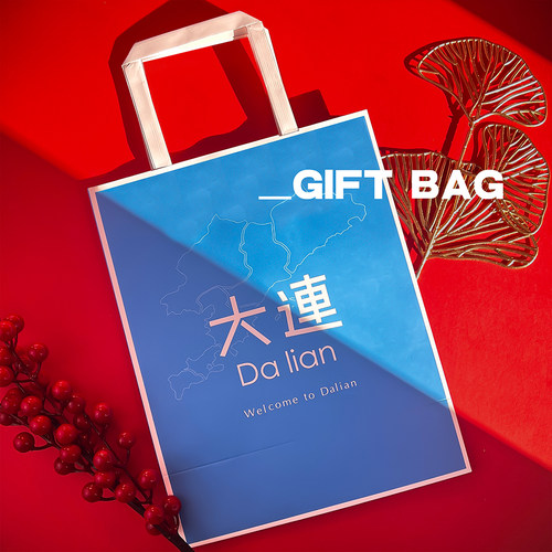 大桥旅行纪念品手提袋
