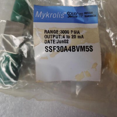 可维修-Mykrolis SSF30A4BVM5S压力传感器，全新未议价