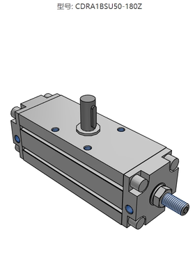 SMC原装正品CDRA1BSU50-180Z系列 摆动气缸 齿轮齿条型