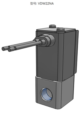 SMC 原装正品VDW22NA系列 小型直动式2通电磁阀 水用单体
