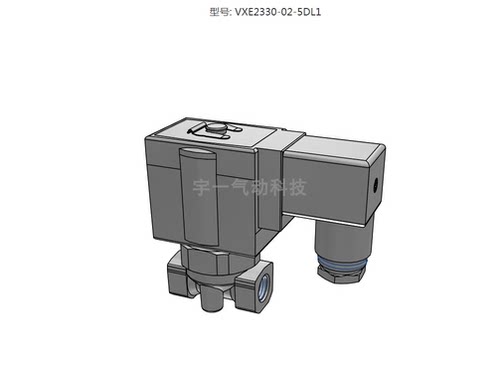 SMC原装正品VXE2330-02-5DL1 直动型2通电磁阀 空气 水 油用/单体