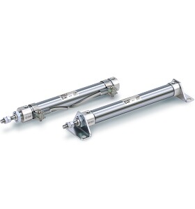 SMC原装CJ2-Z系列 气缸/标准型:单杆双作用 CDJ2L10/16-75/100Z-B