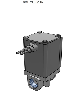 SMC 原装正品VX232DA/VX232RAXHH系列 直动式2通电磁阀 水用单体