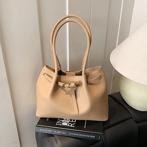 大容量休闲通勤复古托特包