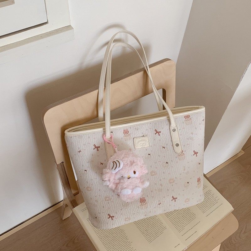 大容量印花托特包女2026新款韩版气质单肩手提包高级感通勤包,箱包皮具/热销女包/男包,胸包,淘宝优惠券,粉丝福利购,淘宝优惠卷