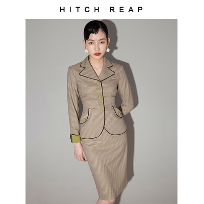 小香风时尚外套西装套装短裙