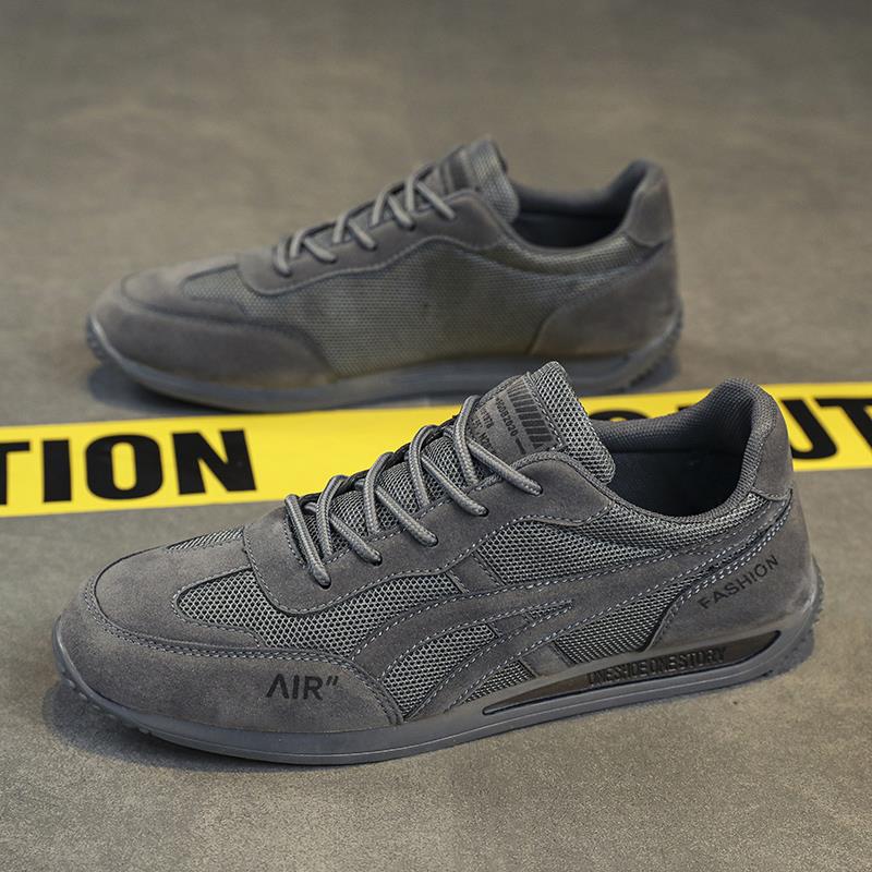 男鞋秋季防臭跑步鞋男士工作劳保鞋夏季男款运动休闲板鞋防滑潮鞋