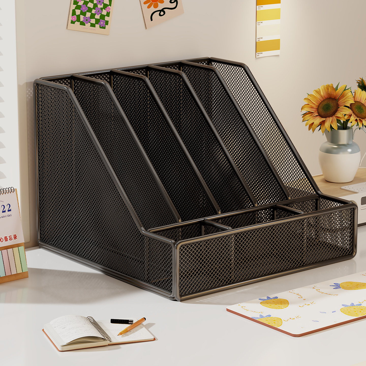 笔筒书架桌面置物架书本收纳架家用学生宿舍书籍文具放书本整理架,收纳整理,书桌收纳置物架,淘宝优惠券,粉丝福利购,淘宝优惠卷