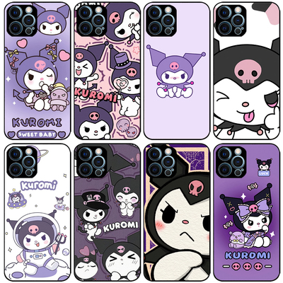 适用苹果华为库洛米OPPO玻璃壳pura80sanrio三丽鸥周边iPhone15promax小米14kitty卡通软vivo可爱13美乐蒂