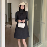 两件套蝴蝶结套装背心连衣裙显瘦针织尼料直筒裙B280-P155-205,女装连衣裙,浙宝280, 两件套蝴蝶结套装背心连衣裙显瘦针织尼料直筒裙B280-P155-205,女装连衣裙,浙宝280,