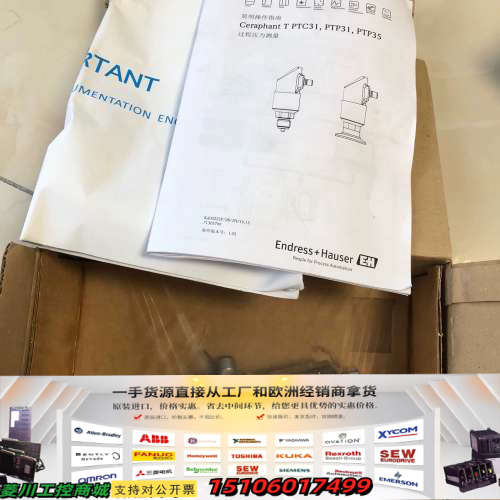 E+H恩德斯豪斯智能压力开关型号PTC31-A2A11P1A议价