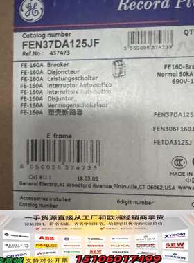 GE FEN37DA125JF 断路器 125A 690V（议价