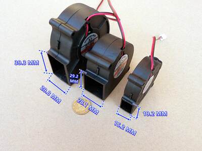 加湿器雾化器鼓风机dc6v-24v蜗轮