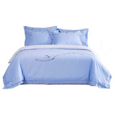 水星家纺母婴A类四件套低敏抗菌