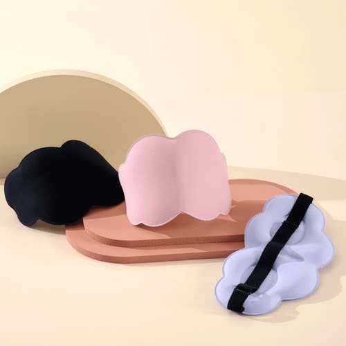 水星家纺立体零压眼罩11.6cm×20cm颜色随机发货