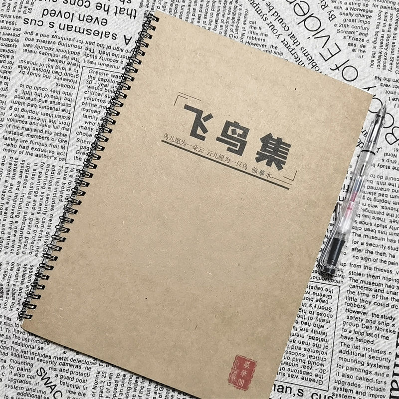 飞鸟集泰戈尔经典诗集语录练字帖