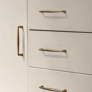 中古风橱柜抽屉小拉手复古风古铜色简约法式轻奢民宿柜门衣柜把手