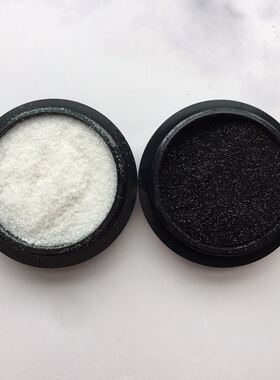 指尖精灵美甲网红毛呢粉 黑色白色指甲散粉亮粉 非偏远满48元包邮