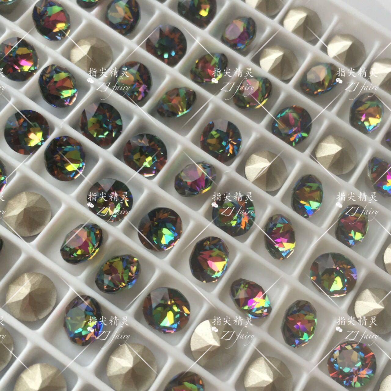 【施】正品奥钻尖底圆钻 1088vm火焰钻 美甲diy拼钻堆钻饰品