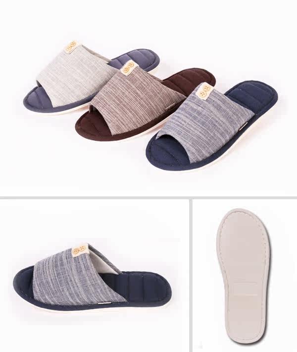 四季日式居家居棉麻布拖鞋男家用室内春秋冬防滑地板拖鞋,居家布艺,居家棉拖/棉鞋,淘宝优惠券,粉丝福利购,淘宝优惠卷