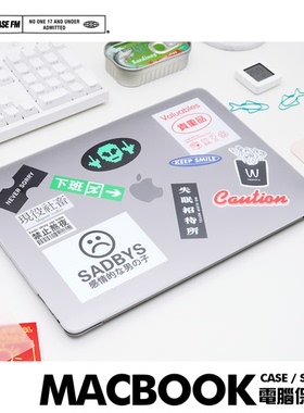 LIVECASE原创标签贴纸适用于苹果MACBOOK13 15 16寸Air电脑保护壳