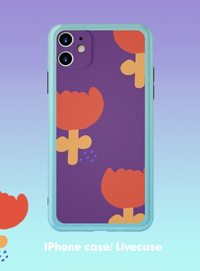 原创可爱小花适用苹果11pro手机壳iphone xr/xsmax/78plus华为P40