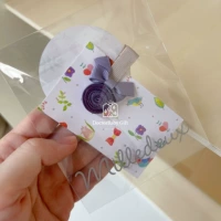 Лоллипоп клип № 4 Purple 5*2 см.