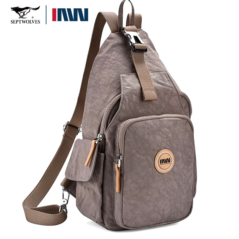 七匹狼男士胸包多功能两用双肩带小背包大容量帆布男女通用胸挎包,箱包皮具/热销女包/男包,胸包,淘宝优惠券,粉丝福利购,淘宝优惠卷