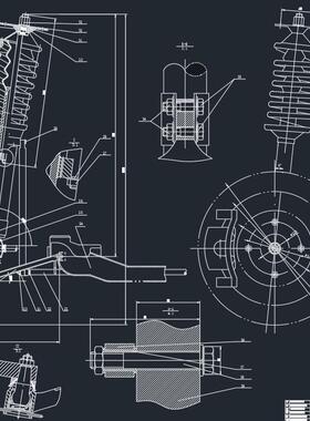 基于探岳2019-200TSI的麦弗逊独立前悬架设计2D图机械CAD说明图纸