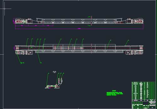 中单链刮板输送机传动装置设计2D图机械CAD+说明图纸