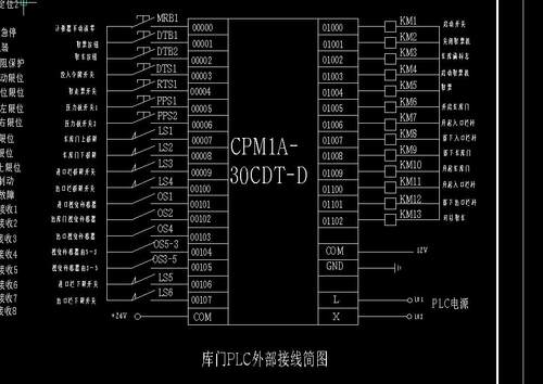 基于PLC立体车库控制系统设计2D图机械CAD图纸