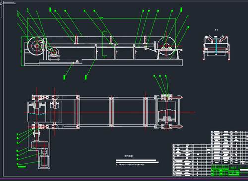 带式输送机设计-传动装置三维建模设计2D图机械CAD+说明图纸
