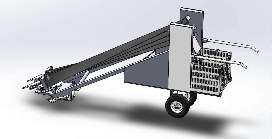 温室韭菜收割机设计2d图机械cad 说明素材