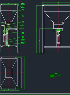 轴套双面自动切端面倒角机自动上料装置设计2D图机械CAD+说明图纸