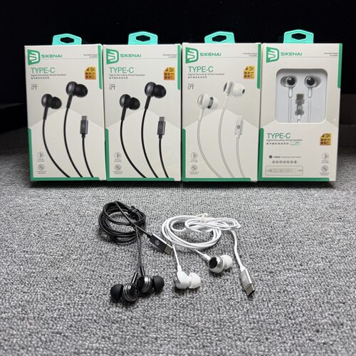 思科耐I7T乐视有线耳机半入耳式方口接口type-c适用于苹果oppoviv