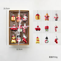 Noki Christmas decorations, Christmas tree ornaments, small pendants, walking sticks, snowman, old man, glass gifts, mini pendants thumbnail 2