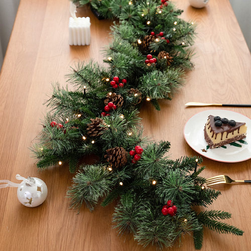 NUCHI圣诞藤条含灯加密