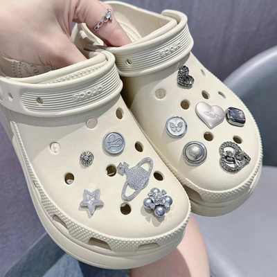 高品质合金闪钻土星洞洞鞋配饰鞋花装饰扣骆驰智必星diy鞋花鞋扣