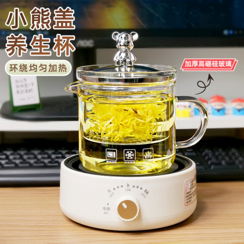 高硼硅玻璃泡茶壶茶水分离养生壶