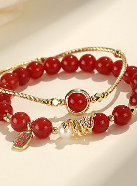 天然淡水珍珠手链女款