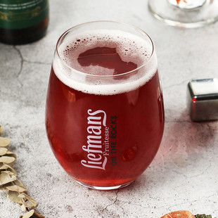 乐蔓啤酒杯比利时LIEFMANS专用杯创意水晶玻璃杯平底饮料杯水杯